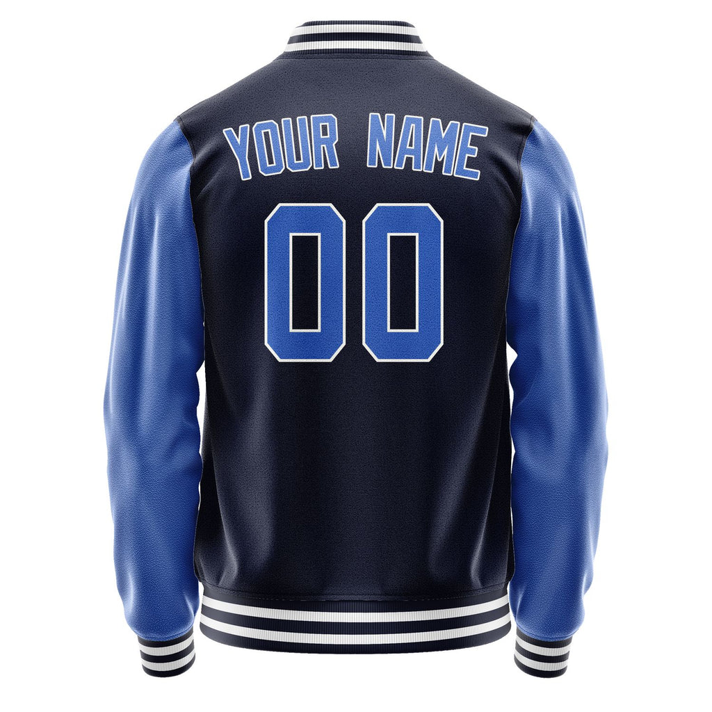 Custom Navy Sky Blue Jacket JA1111091118B31809