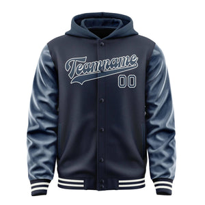 Custom Navy Blue Jacket