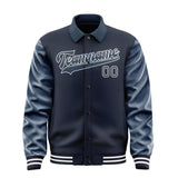 Custom Navy Blue Jacket