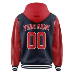 Custom Navy Red Jacket