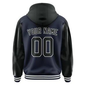 Custom Navy Black Jacket