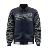 Custom Navy Black Jacket