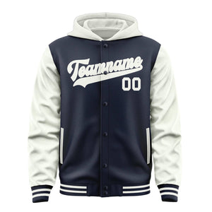 Custom Navy White Jacket
