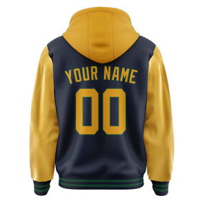 Custom Navy Yellow Jacket