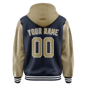 Custom Navy Light Khaki Jacket