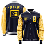 Custom Navy Gold Jacket