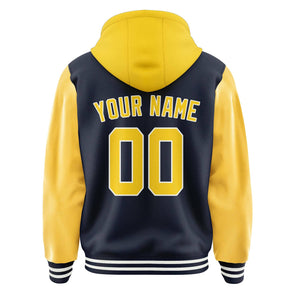 Custom Navy Gold Jacket