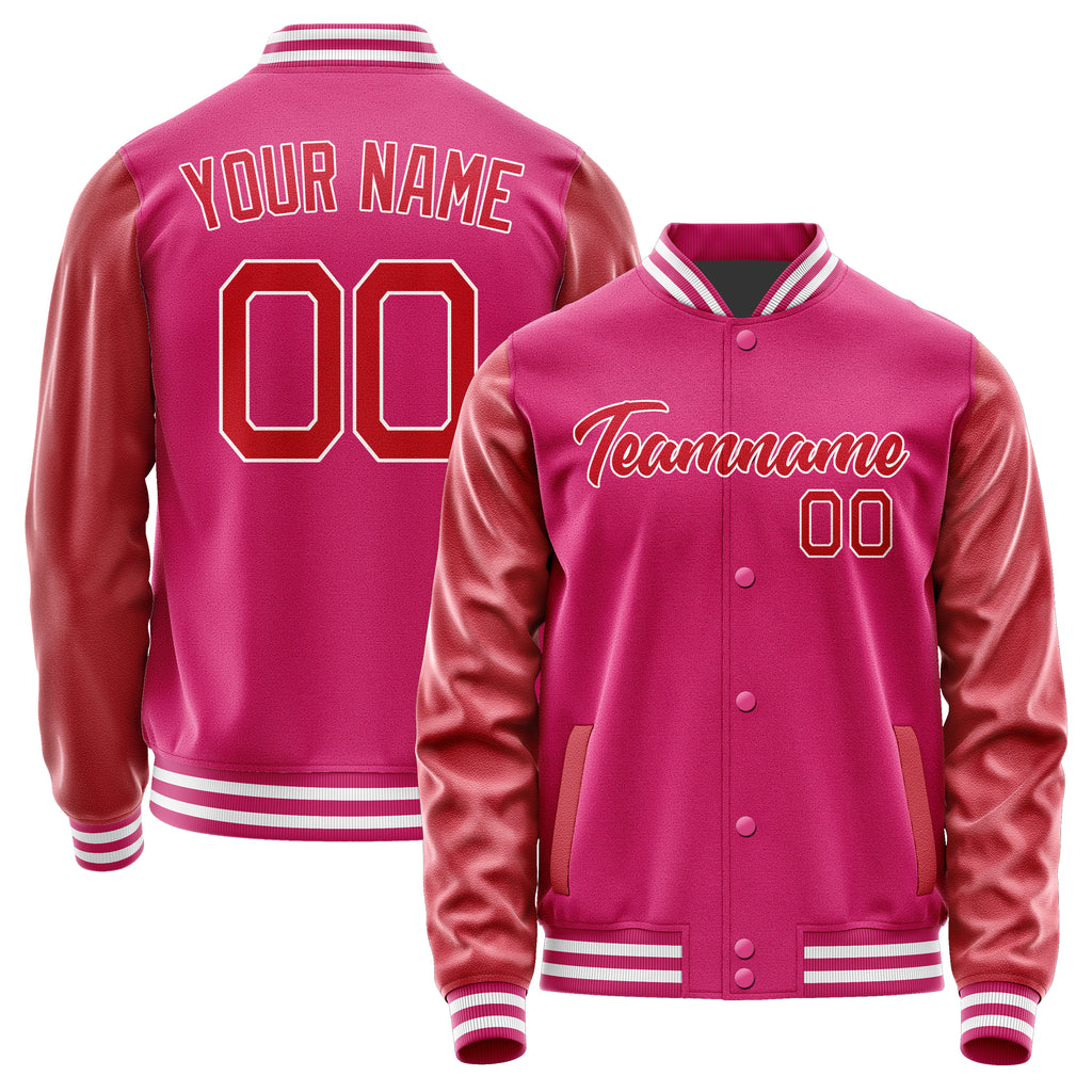 Custom Pink Red Jacket JA1313141318B21814
