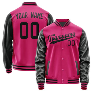 Custom Pink Black Jacket JA1313171317B31717