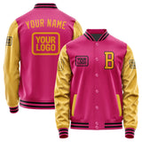 Custom Pink Yellow Jacket