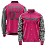 Custom Pink Dark Grey Jacket