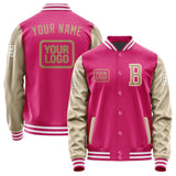 Custom Pink Light Khaki Jacket