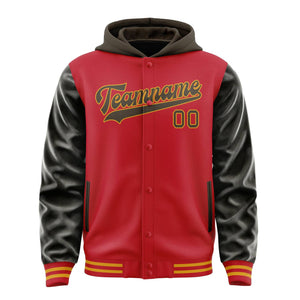 Custom Red Brown Jacket