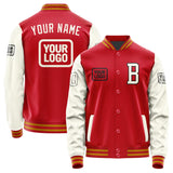 Custom Red Cream Jacket
