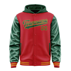 Custom Red Green Jacket