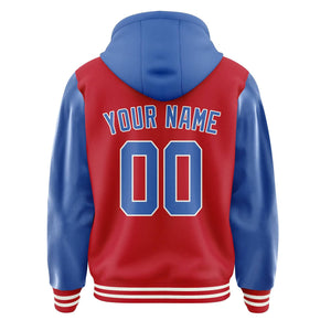 Custom Red Sky Blue Jacket