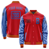 Custom Red Sky Blue Jacket