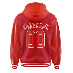 Custom Red Orange Red Jacket