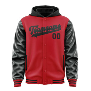 Custom Red Black Jacket