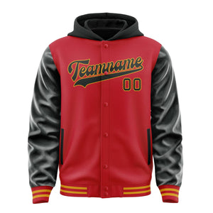 Custom Red Black Jacket