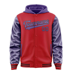Custom Red Light Purple Jacket