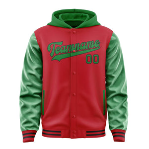 Custom Red Emerald Green Jacket