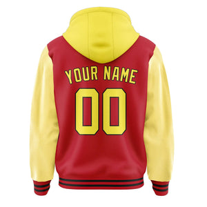 Custom Red Light Yellow Jacket