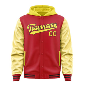 Custom Red Light Yellow Jacket