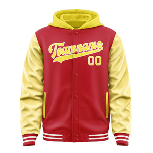 Custom Red Light Yellow Jacket