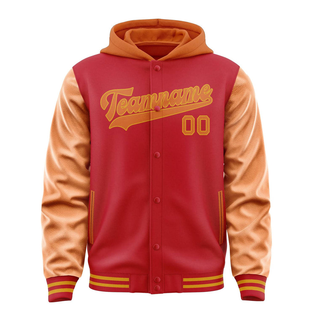 Custom Red Orange Jacket