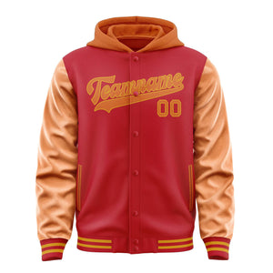 Custom Red Orange Jacket