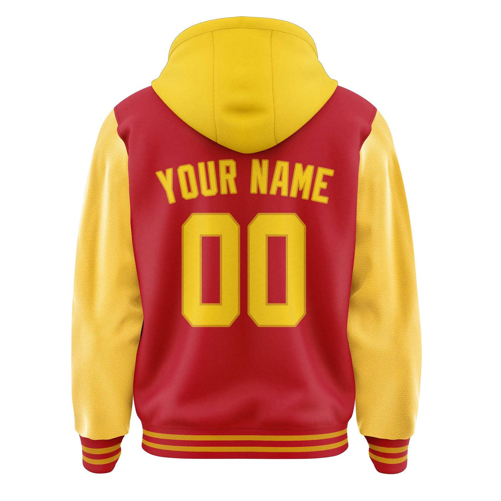 Custom Red Gold Jacket