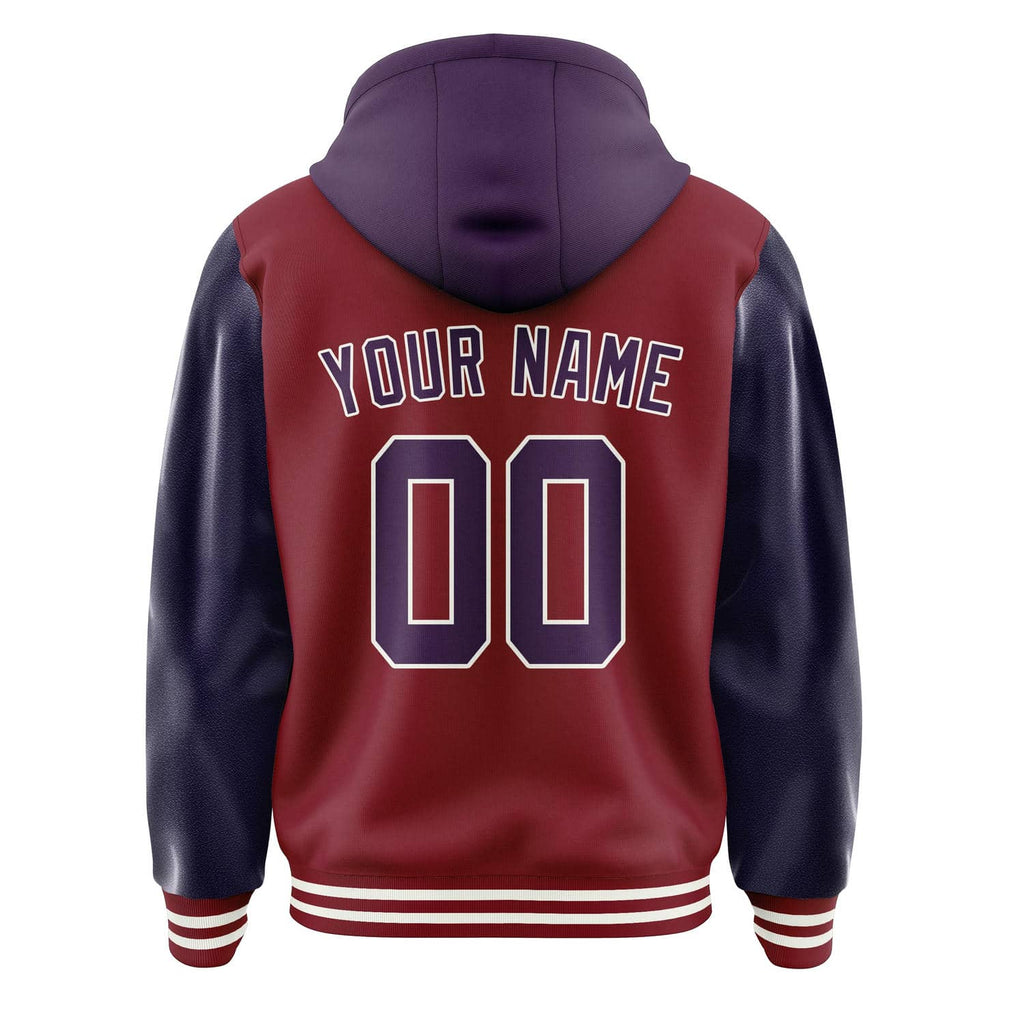 Custom Crimson Red Purple Jacket