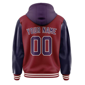 Custom Crimson Red Purple Jacket