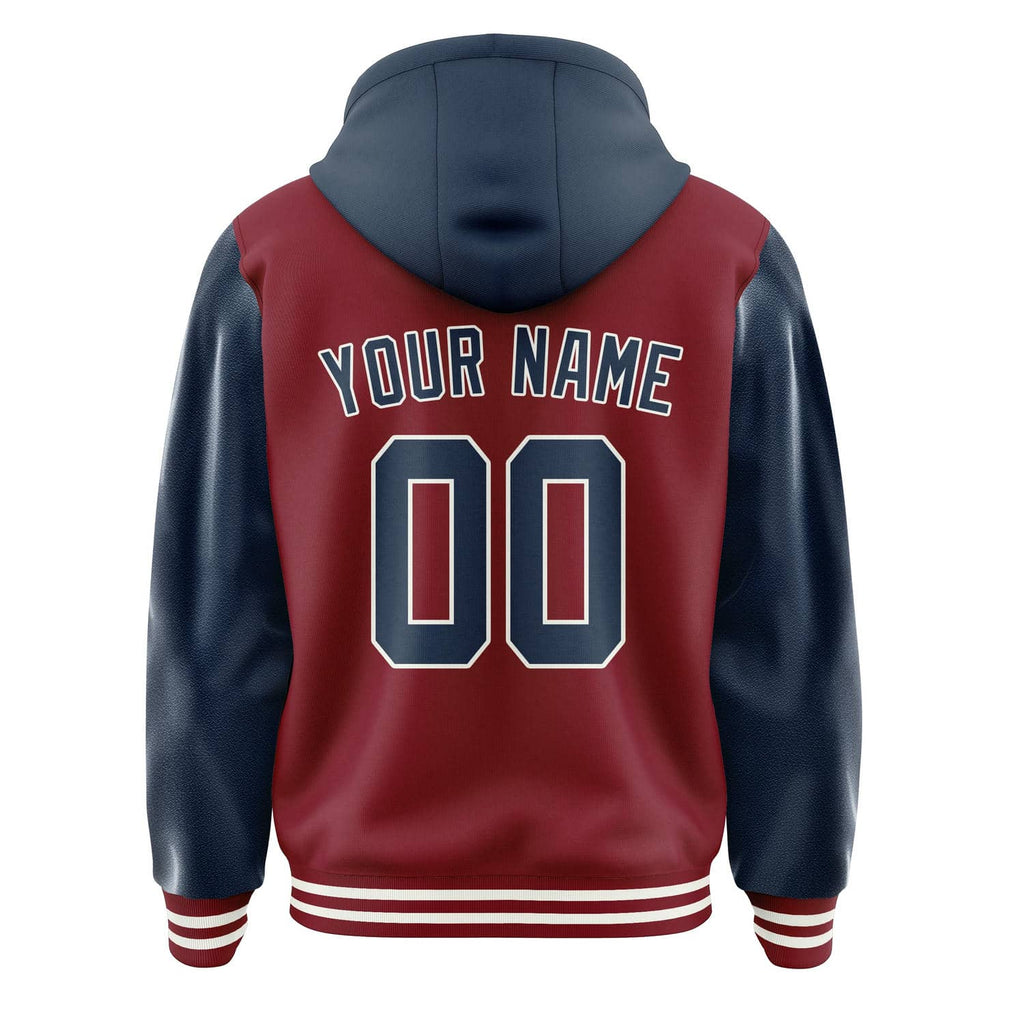 Custom Crimson Red Blue Jacket
