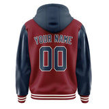Custom Crimson Red Blue Jacket
