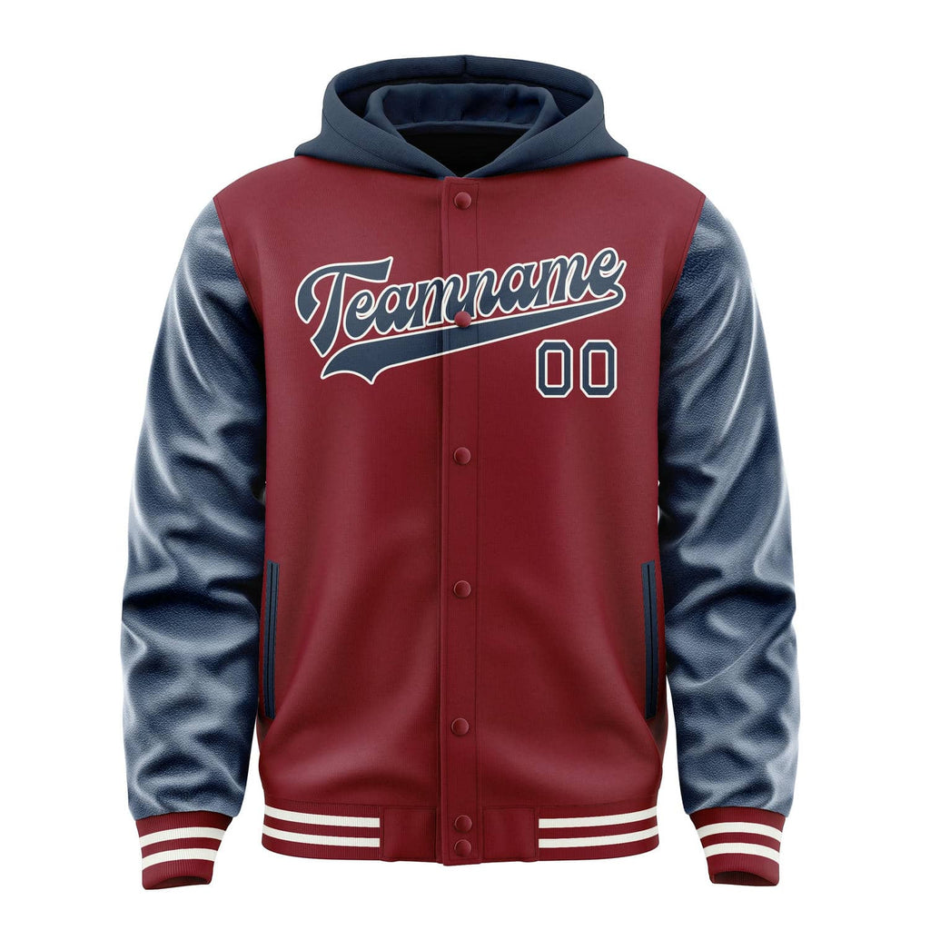 Custom Crimson Red Blue Jacket