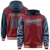 Custom Crimson Red Blue Jacket