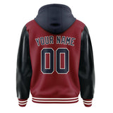 Custom Crimson Red Navy Jacket