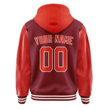 Custom Crimson Red Orange Red Jacket
