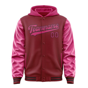 Custom Crimson Red Pink Jacket