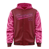 Custom Crimson Red Pink Jacket
