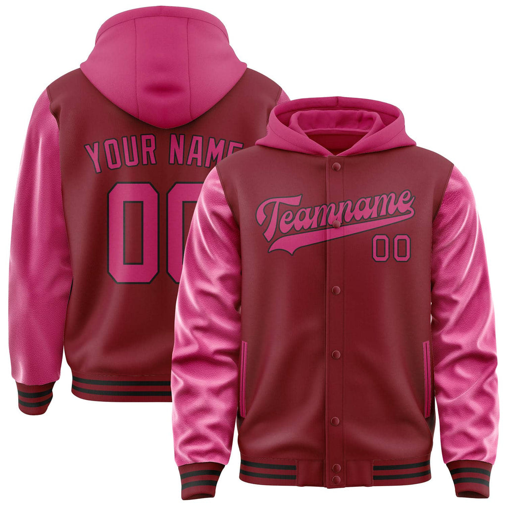 Custom Crimson Red Pink Jacket