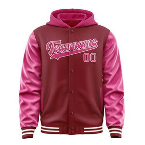 Custom Crimson Red Pink Jacket