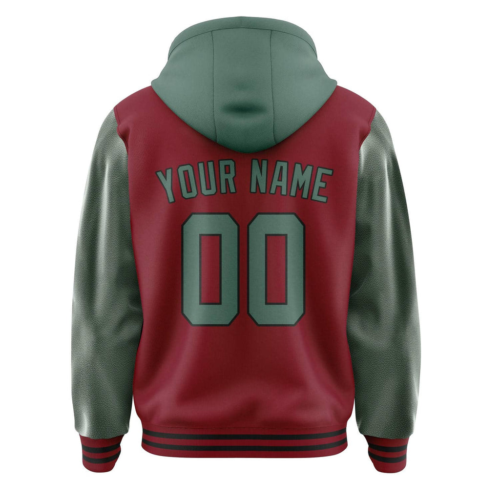 Custom Crimson Red Blue Green Jacket