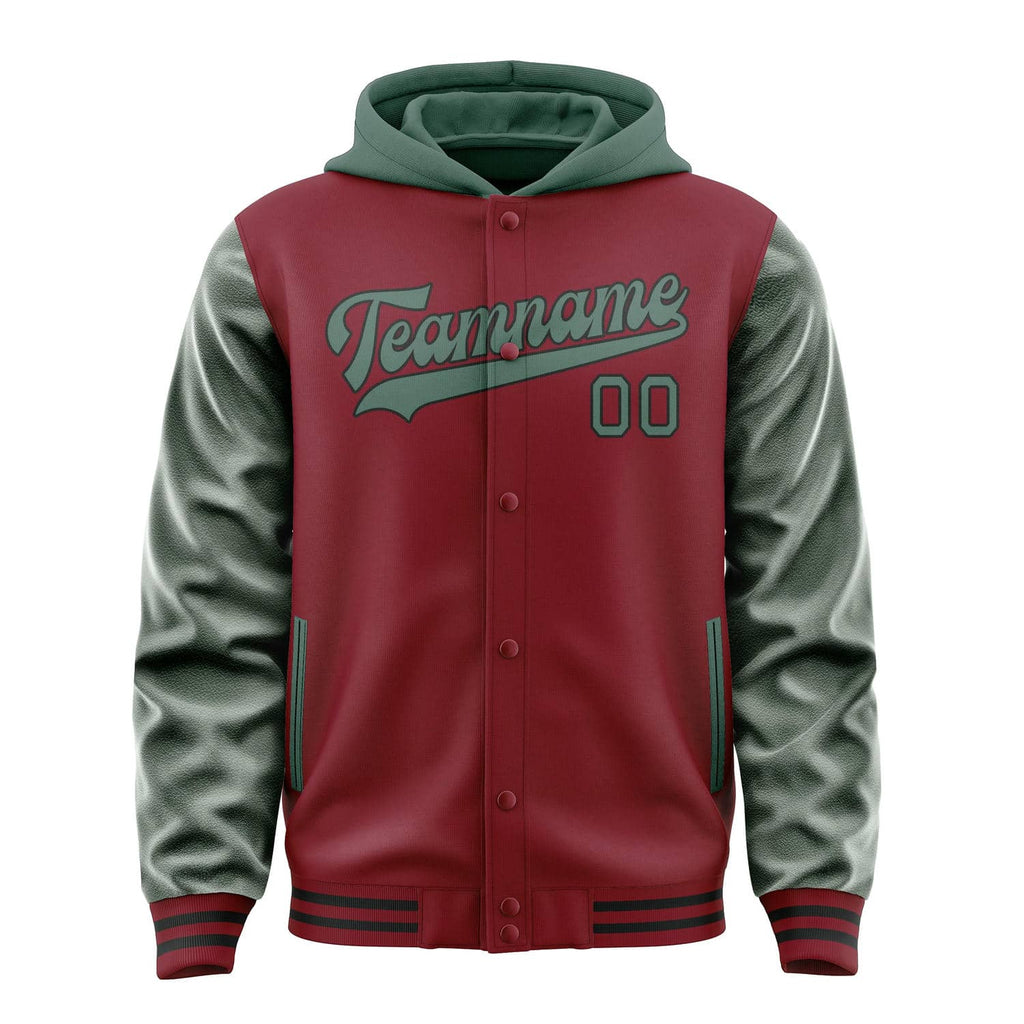 Custom Crimson Red Blue Green Jacket