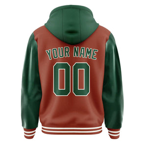 Custom Coral Red Green Jacket
