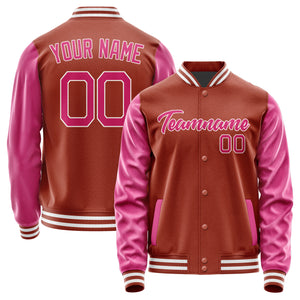 Custom Coral Red Pink Jacket JA1616131618B21813