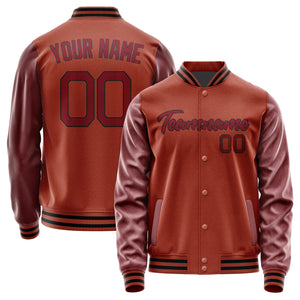 Custom Coral Red Crimson Red Jacket JA1616151617B21715