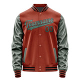 Custom Coral Red Blue Green Jacket JA1616271617B31727